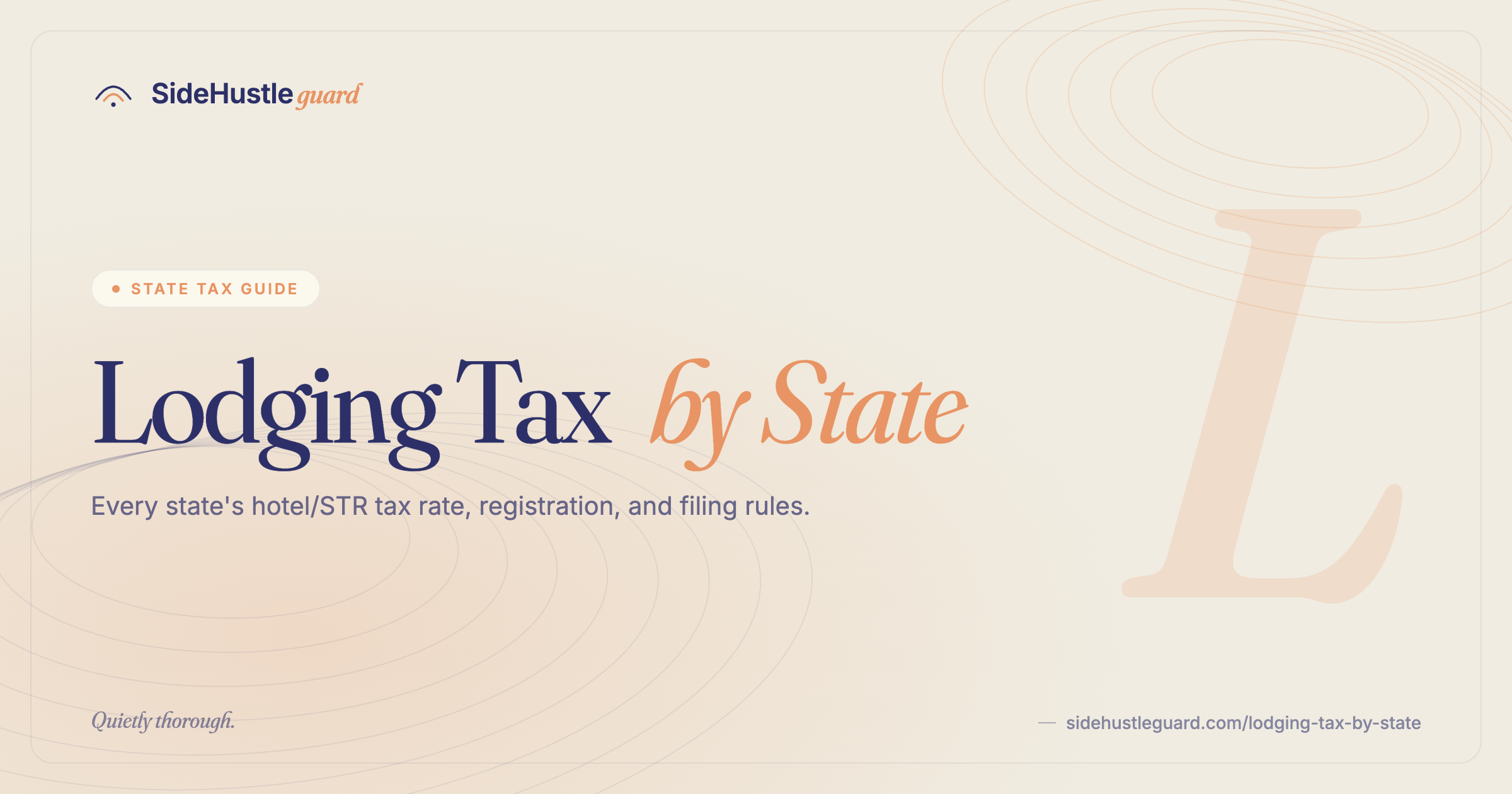 STR lodging tax by state — what short-term rental hosts owe