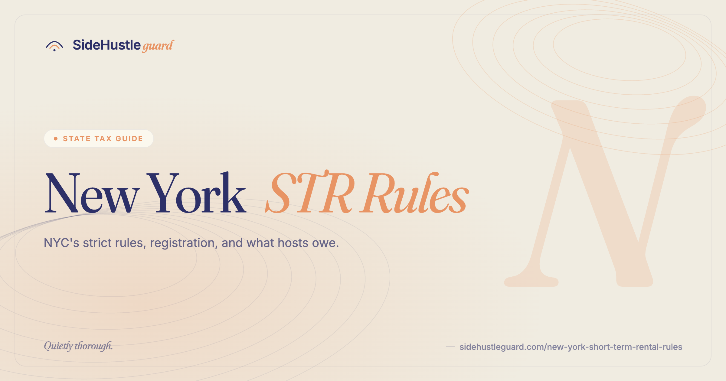 New York short-term rental rules — Local Law 18 and NYC registration