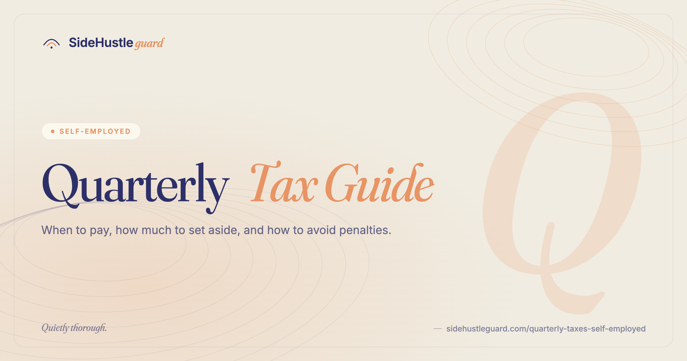 Quarterly taxes for self-employed — who owes them and how to calculate