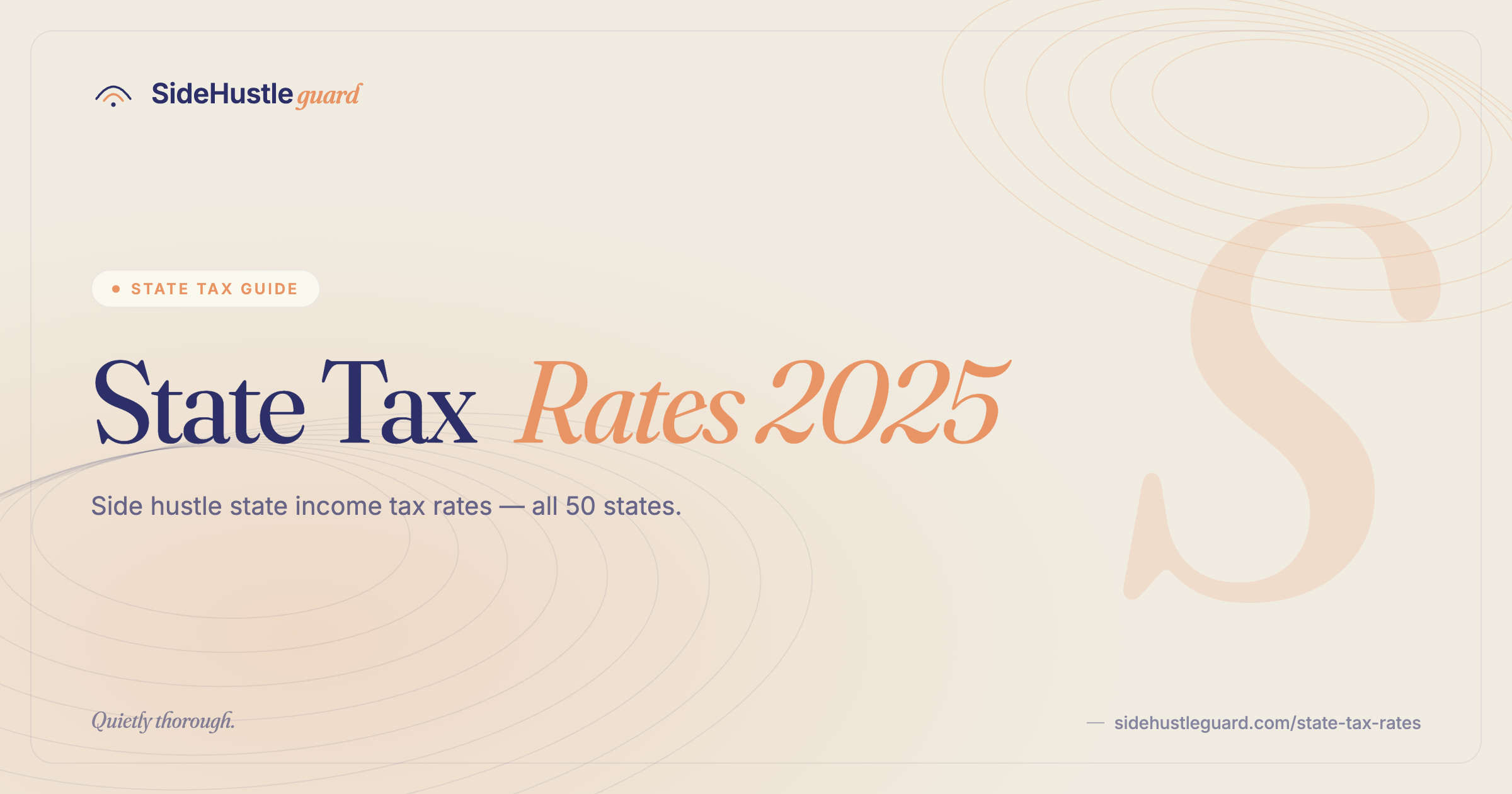 State tax rates for side hustlers — all 50 states compared